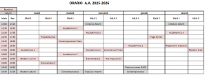 orario 2025-26